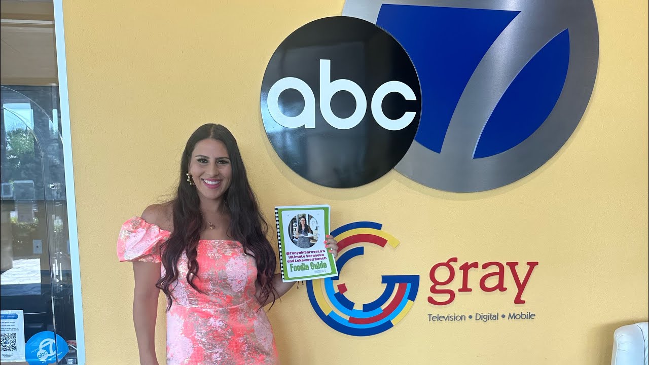 Load video: Tanya's ABC7 Suncoast View foodie guide feature